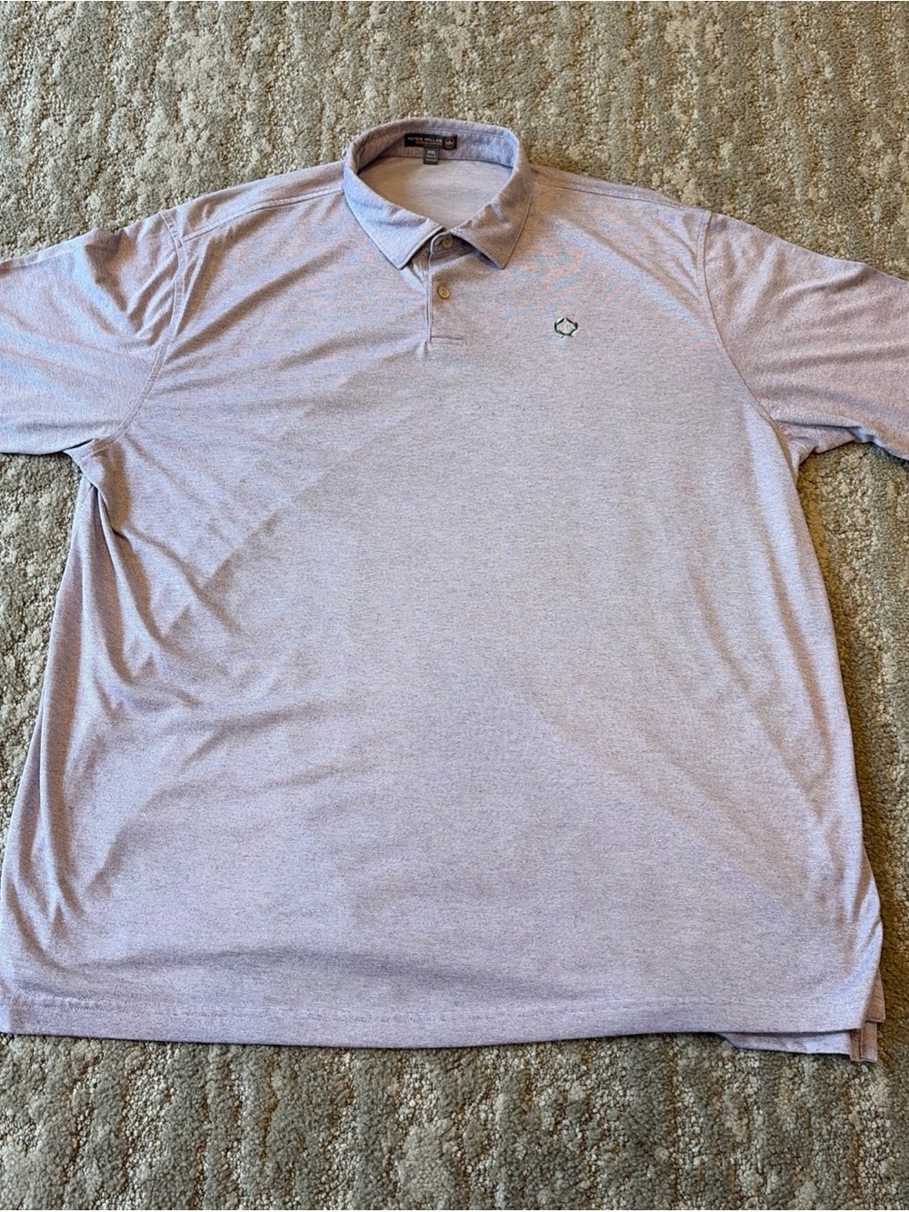 The Memorial Tournament Peter Millar Summer Comfort Polo Light Purple XXL Mens